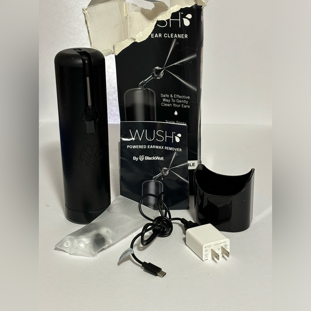WUSH Pro Water Powered Ear Cleaner Safe Effective Electric Triple Jet Stream